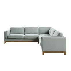 Dipley Sage Woven Fabric Grande Corner Sofa -Garden Store GCSF 2399 SAGE WOV LARGECORNER WB3
