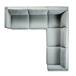 Dipley Sage Woven Fabric Grande Corner Sofa -Garden Store GCSF 2399 SAGE WOV LARGECORNER WB4