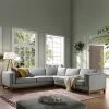 Dipley Sage Woven Fabric Grande Corner Sofa -Garden Store GCSF 2399 SAGE WOV LARGECORNER main