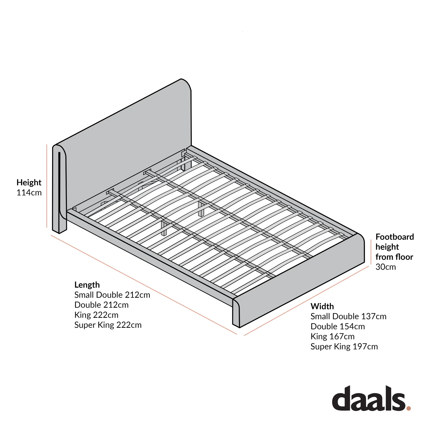 Hampstead Taupe Boucle Curved Bed 7 Hampstead Taupe Boucle Curved Bed - Image 5