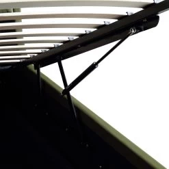 Hadley Moss Green Velvet Ottoman Storage Bed -Garden Store JAH 010 MOSS VEL detail3