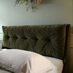 Hadley Moss Green Velvet Ottoman Storage Bed -Garden Store JAH 010 MOSS VEL scene2