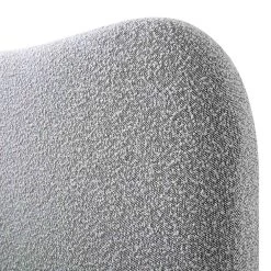 Egerie Curved Headboard Mist Grey Boucle Ottoman Storage Bed -Garden Store JAH 011 GREY BOUCLE detail2
