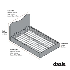 Egerie Curved Headboard Mist Grey Boucle Ottoman Storage Bed -Garden Store JAH 011 52a99c63 e4d5 4b16 bd0e dc5f9178332f