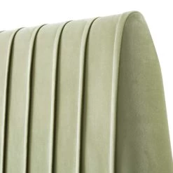 Helia Pleated Ottoman Storage Bed, Lichen Velvet -Garden Store JAH 012 LICHEN VEL detail2