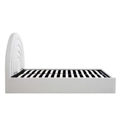 Archer White Boucle Ottoman Storage Bed -Garden Store JAH 09 ECRUBOUCLE WB5