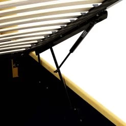 Archer Mustard Yellow Velvet Ottoman Storage Bed 26 Archer Mustard Yellow Velvet Ottoman Storage Bed -Garden Store JAH 09 MUSTVEL detail3