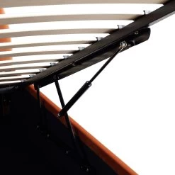 Archer Rust Velvet Ottoman Storage Bed -Garden Store JAH 09 RUSTVEL detail3