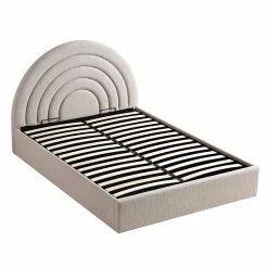 Archer Taupe Boucle Ottoman Storage Bed 22 Archer Taupe Boucle Ottoman Storage Bed -Garden Store JAH 09 TAUPEBOUCLE WB1