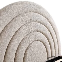 Archer Taupe Boucle Ottoman Storage Bed 25 Archer Taupe Boucle Ottoman Storage Bed -Garden Store JAH 09 TAUPEBOUCLE detail2