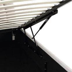 Archer Taupe Boucle Ottoman Storage Bed 26 Archer Taupe Boucle Ottoman Storage Bed -Garden Store JAH 09 TAUPEBOUCLE detail3