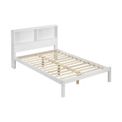 Elgin Wooden Bed Frame With Shelf Headboard 19 Elgin Wooden Bed Frame With Shelf Headboard -Garden Store JIN 04 SD 2 1abdf025 029e 4704 bebc 616249bc2358