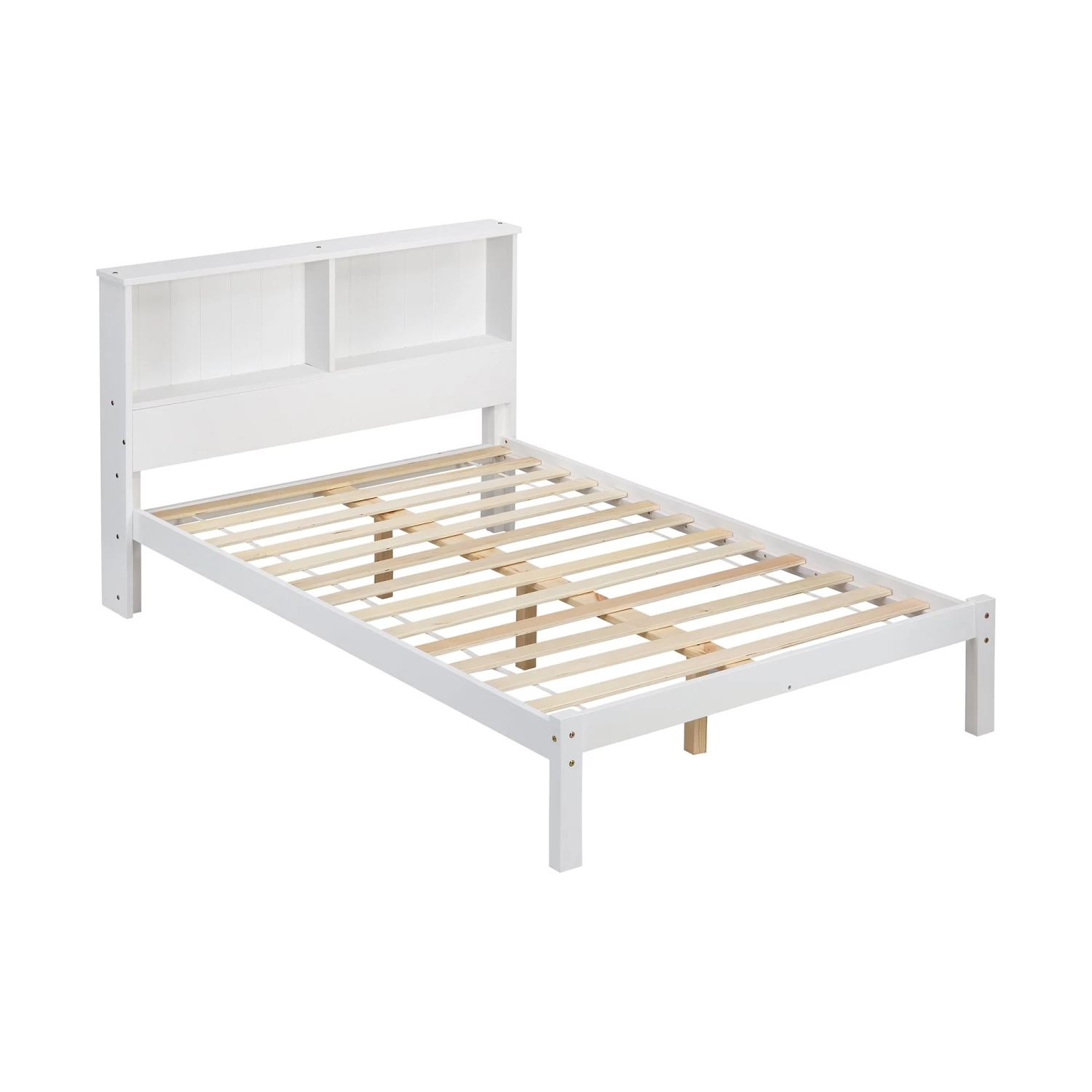 Elgin Wooden Bed Frame With Shelf Headboard 8 Elgin Wooden Bed Frame With Shelf Headboard - Image 6