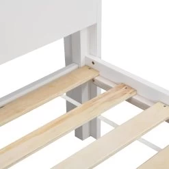 Elgin Wooden Bed Frame With Shelf Headboard 22 Elgin Wooden Bed Frame With Shelf Headboard -Garden Store JIN 04 detail2 e3f1cd37 208f 40a3 9373 1a4cd2bf946b