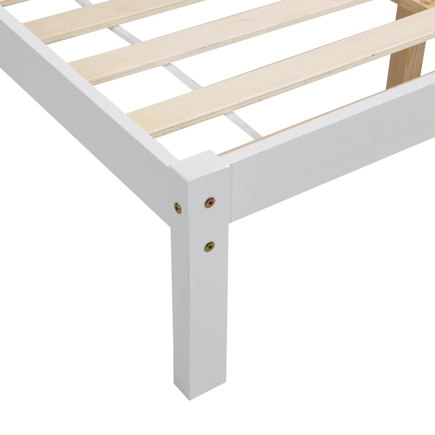 Elgin Wooden Bed Frame With Shelf Headboard 13 Elgin Wooden Bed Frame With Shelf Headboard - Image 11