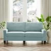 Sherbrook Large 2-Seater Mint Brushed Fabric Sofa With Contrasting Piping 1 Sherbrook Large 2-Seater Mint Brushed Fabric Sofa With Contrasting Piping -Garden Store LVSF 02 MINT 3ST main