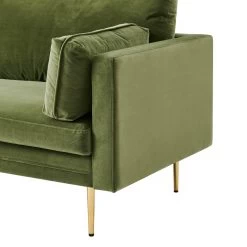 Pelham Moss Green Velvet Fabric Armchair -Garden Store LVSF 386 GREENVEL 1ST detail1