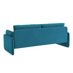 Clapham 3-Seater Sea Blue Velvet Fabric Sofa 16 Clapham 3-Seater Sea Blue Velvet Fabric Sofa -Garden Store LVSF 89 BLUEVEL 3ST WB3
