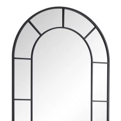 Beaumont Arched Full Lenth Metal Frame Mirror 178 X 76 Cm, Black 16 Beaumont Arched Full Lenth Metal Frame Mirror 178 X 76 Cm, Black -Garden Store MIRR 029 BLACK detail1