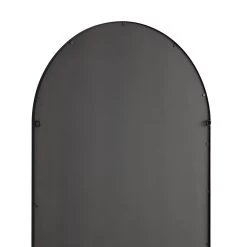 Beaumont Arched Full Lenth Metal Frame Mirror 178 X 76 Cm, Black 19 Beaumont Arched Full Lenth Metal Frame Mirror 178 X 76 Cm, Black -Garden Store MIRR 029 BLACK detail4