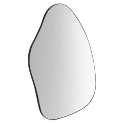 Pavia Irregular Shaped Extra Large Full Length Mirror 160 X 115 Cm, Black -Garden Store MIRR 102 BLACK WB2