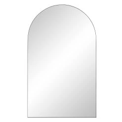 Eden Arched Full Length Metal Frame Mirror 180 X 110 Cm, Black -Garden Store MIRR 138 BLACK WB1