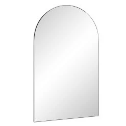 Eden Arched Full Length Metal Frame Mirror 180 X 110 Cm, Black -Garden Store MIRR 138 BLACK WB2