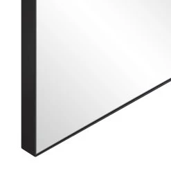 Eden Arched Full Length Metal Frame Mirror 180 X 110 Cm, Black -Garden Store MIRR 138 BLACK detail2