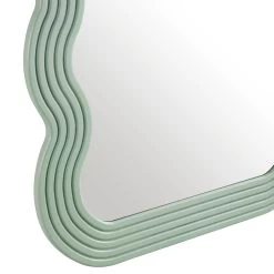 Venus Full Length Wave Mirror 180 X 100 Cm, Sage Green -Garden Store MIRR 162 SAGE detail2