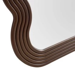 Venus Full Length Wave Mirror 180 X 100 Cm, Walnut 18 Venus Full Length Wave Mirror 180 X 100 Cm, Walnut -Garden Store MIRR 162 WOOD detail3