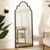 Essa Moroccan Style Full Length Mirror 160 X 70 Cm, Black 2 Essa Moroccan Style Full Length Mirror 160 X 70 Cm, Black -Garden Store MIRR 225 BLACK main