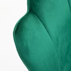 Hepburn Scalloped Swivel Chair (Green Velvet) -Garden Store MO101GREENVEL detail2