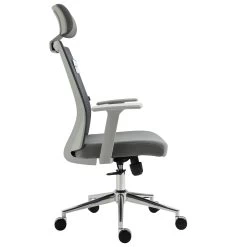 Joni High Back Mesh Office Chair With Headrest In Grey -Garden Store MO96GREY 2 06573753 73ab 4a42 818a 6d59cde2d2d2
