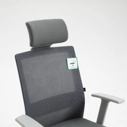 Joni High Back Mesh Office Chair With Headrest In Grey -Garden Store MO96GREY detail1 e412e827 4bb9 42a8 bb25 3726140be09f