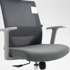 Joni High Back Mesh Office Chair With Headrest In Grey -Garden Store MO96GREY detail2 101952ab fa1e 4dfe bc06 e91817e6026a