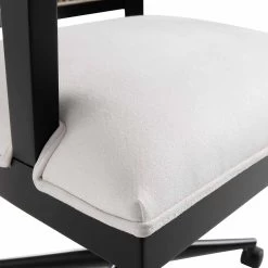 Lucia Natural Cane Swivel Desk Chair -Garden Store OCH 035 BLACK BEIGEFAB detail2