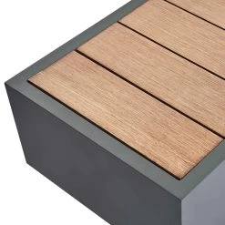 Jardin Aluminium Outdoor Side Table, Granite -Garden Store OD ALU1 GRANITE STB detail1