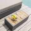 Jardin Aluminium Outdoor Side Table, Granite -Garden Store OD ALU1 GRANITE STB scene1