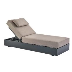 Jardin Aluminium Outdoor Sun Lounger, Granite 15 Jardin Aluminium Outdoor Sun Lounger, Granite -Garden Store OD ALU1 GRANITE SUNLG WB1