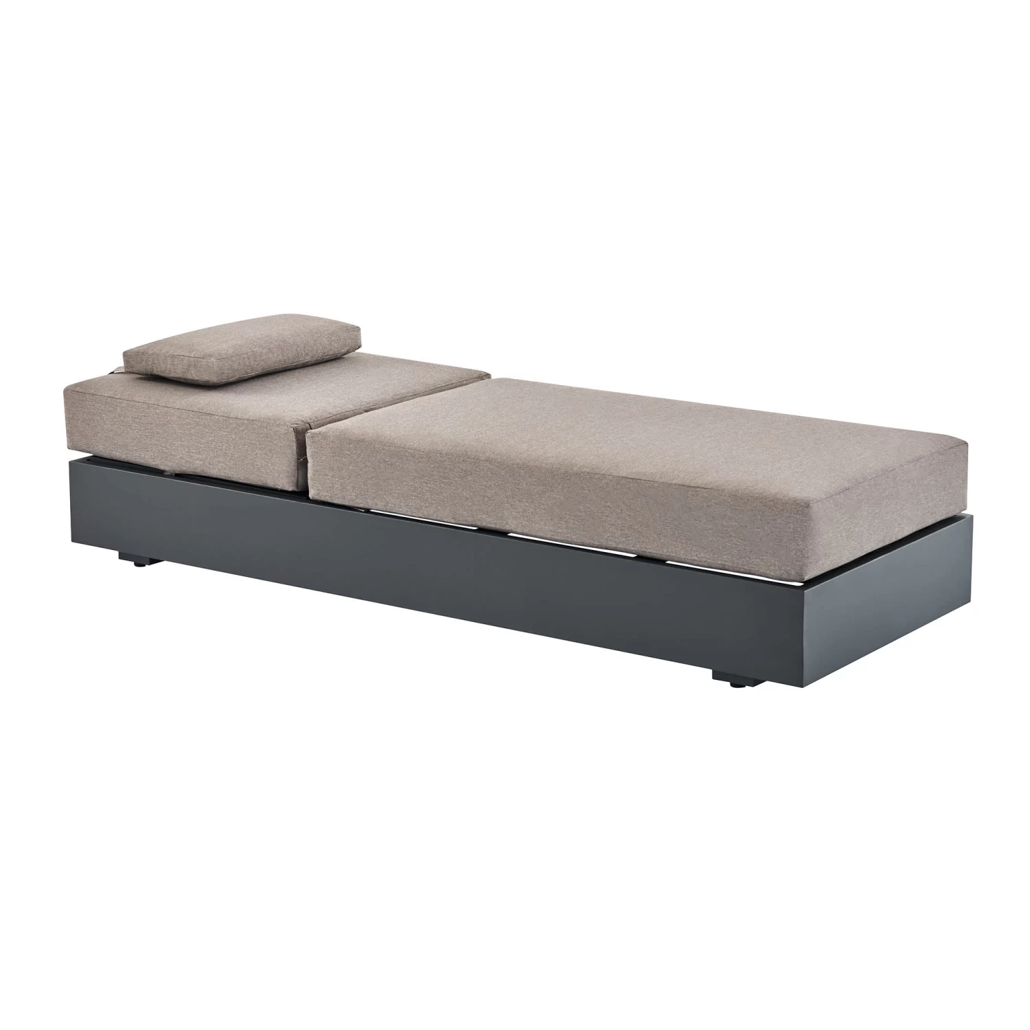 Jardin Aluminium Outdoor Sun Lounger, Granite 8 Jardin Aluminium Outdoor Sun Lounger, Granite - Image 6