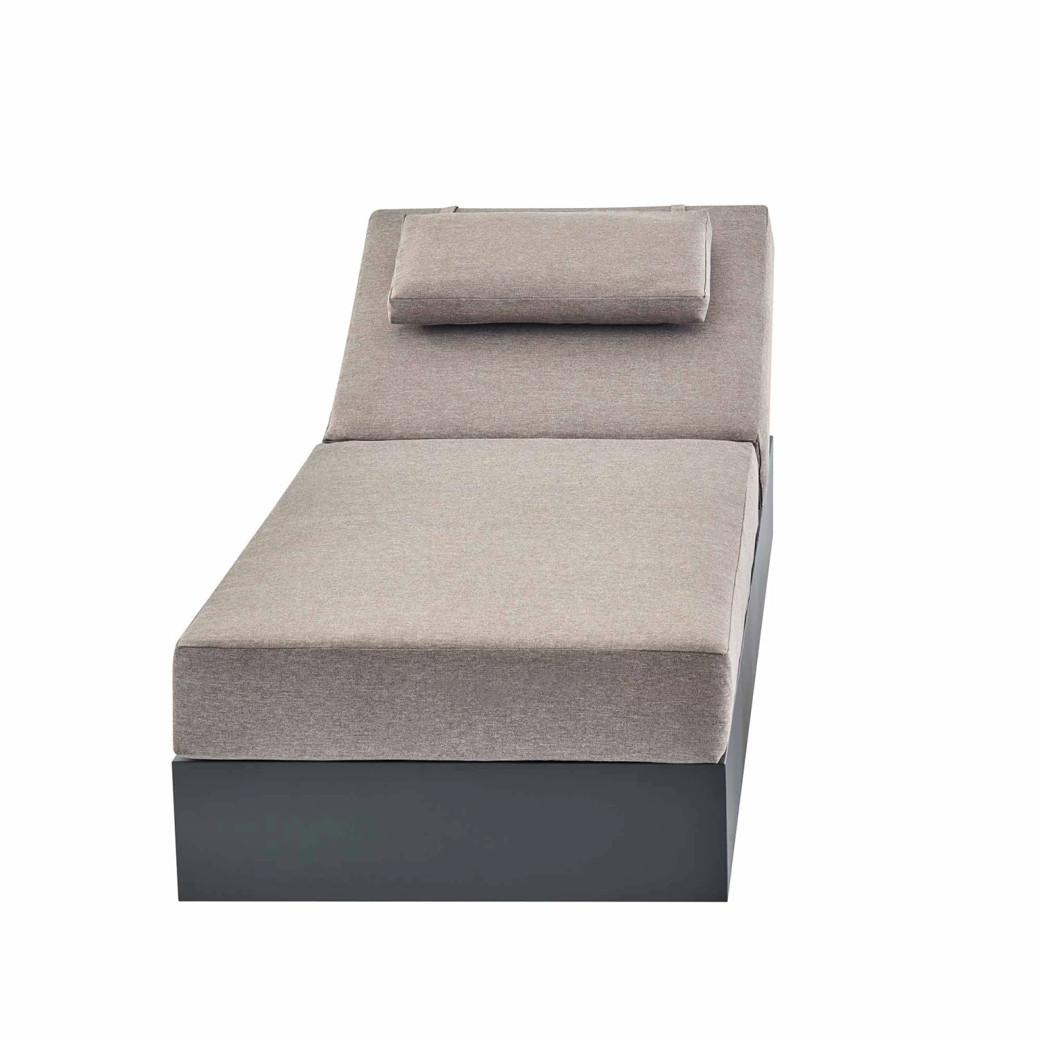 Jardin Aluminium Outdoor Sun Lounger, Granite 9 Jardin Aluminium Outdoor Sun Lounger, Granite - Image 7