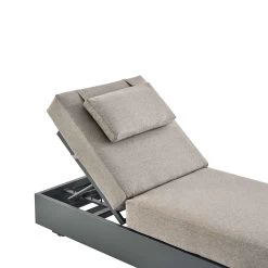 Jardin Aluminium Outdoor Sun Lounger, Granite 23 Jardin Aluminium Outdoor Sun Lounger, Granite -Garden Store OD ALU1 GRANITE SUNLG detail1