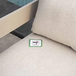 Jardin Aluminium Large Corner Casual Dining Set With Rising Firepit Table, Pumice 26 Jardin Aluminium Large Corner Casual Dining Set With Rising Firepit Table, Pumice -Garden Store OD DINE 906 PUMICE SET scene5