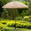 2.2M Thatch Patio Tiki Straw Parasol With Aluminium Tilt -Garden Store OD PRSL 30 main