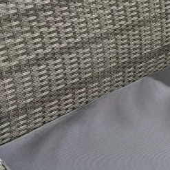 Troy Corner Rattan Garden Sofa Set With Table -Garden Store OD SF 005 GREY detail4