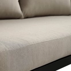 Albany Aluminium Corner Sofa Set With Reclining Back And Coffee Table, Taupe -Garden Store OD SF 1023 TAUPE detail5