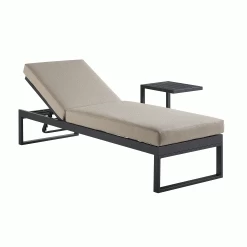Albany Aluminium Sun Lounger, Taupe -Garden Store OD SLG 155 TAUPE GIF