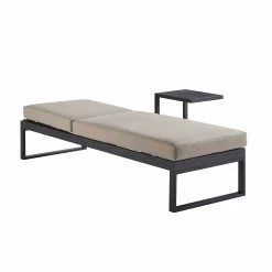 Albany Aluminium Sun Lounger, Taupe -Garden Store OD SLG 155 TAUPE WB2