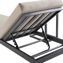 Albany Aluminium Sun Lounger, Taupe -Garden Store OD SLG 155 TAUPE detail2