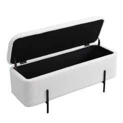 Jed Ecru Boucle 120cm Large Storage Ottoman Bench 18 Jed Ecru Boucle 120cm Large Storage Ottoman Bench -Garden Store OTTO 2245 ECRUBOUCLE WB3